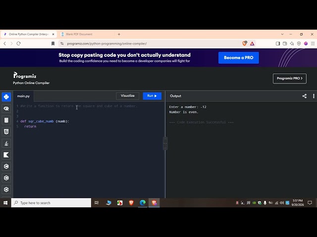 Python : program/coding 6 || class 10 computer science