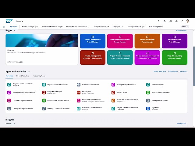Enterprise Projects & Portfolio Management (EPPM) with SAP S/4HANA Cloud