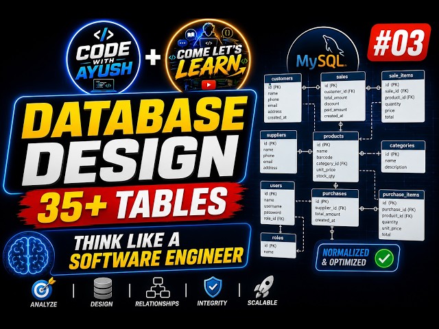 Java Textile Shop POS System #03 | Database Design Mastery | Before Writing Any Code