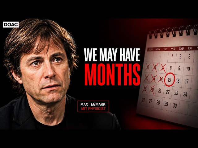 MIT AI Expert WARNS: “We May Have Months — Not Years — To Get This Right”