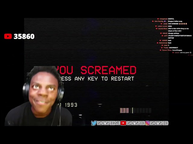 IShowSpeed Plays Don't Scream Horror Game 😨 (FULL VIDEO) *DELETED STREAM*