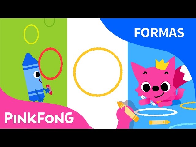 Pinta con Círculos | Formas | PINKFONG Canciones Infantiles