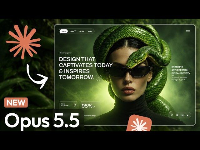 New Claude Opus 5.5 ! End of Figma Web Design?