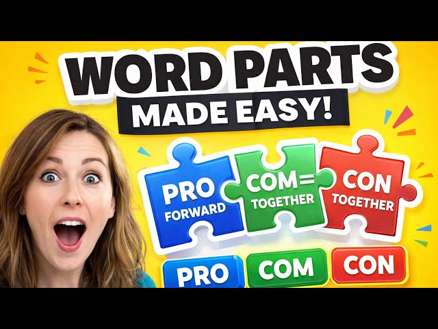 The Secret Code Hidden in Words - Crack Any Word Instantly! Pro, Com, Con Prefixes | MyView Grade 5