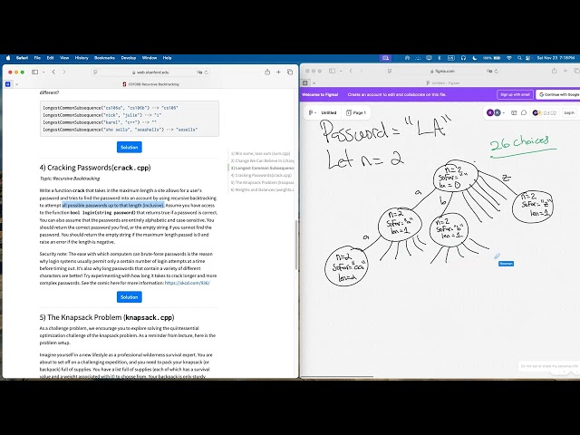 CS106B - Recursive Backtracking - Cracking Passwords