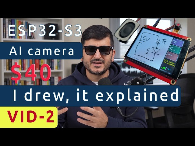 I Drew a Circuit on This $40 ESP32 Board and AI Explained It