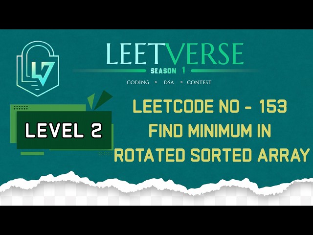 LeetCode 153 | Find Minimum in Rotated Sorted Array