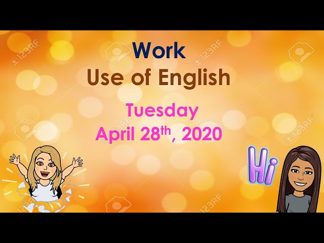 UofE Tuesday April 28th