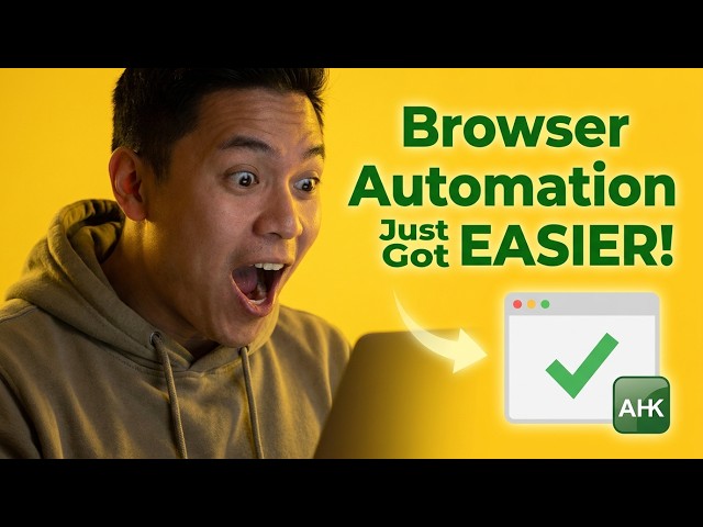 AHK Browser Automation Just Got Easier — Live Dev Session 🔧 | Hero Extract
