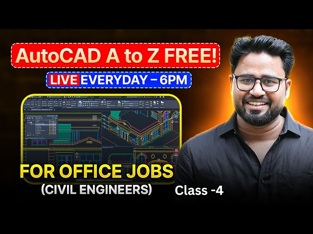 AutoCAD Live Session– Day 4 || Trim and Copy: The Most Useful AutoCAD Tools