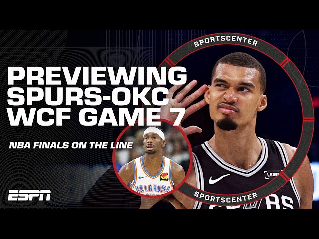 SPURS-THUNDER GAME 7 preview 😤 How either team will advance to the NBA Finals 👀 | SportsCenter