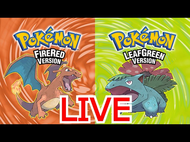 Starter Shiny Hunting in FIre Red and Leaf Green LIVE 🔴
