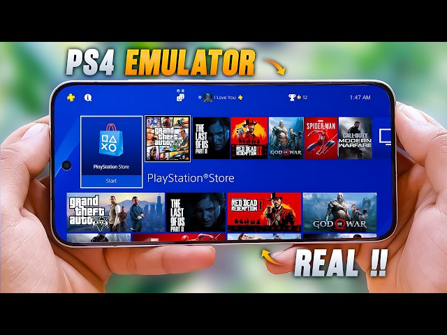 Finally Real PS4 Emulator For Android - Play PS4 Games 😱