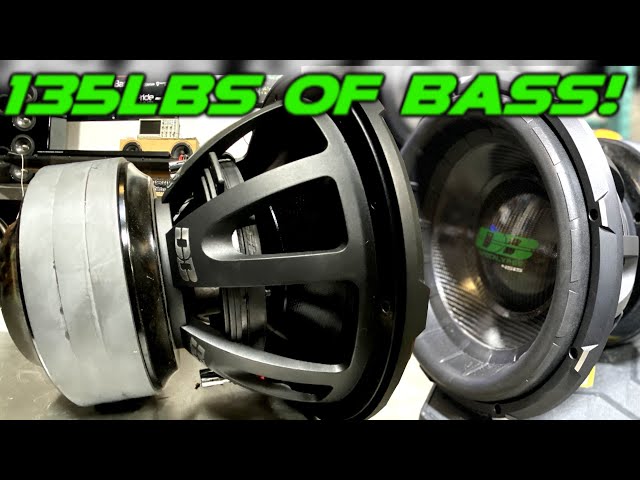 Insane Peak 2 Peak Excursion 135lb 15" Deaf Bonce Subwoofer pushed past it's limits 7500 watts 10hz
