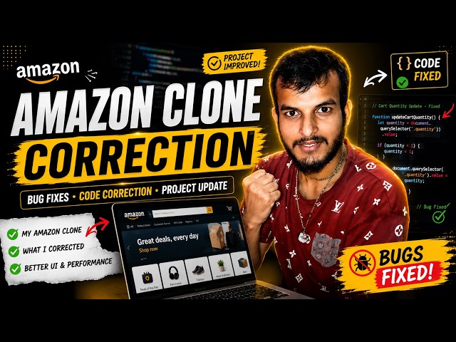 Amazon Clone  Project Correction | Neeraj