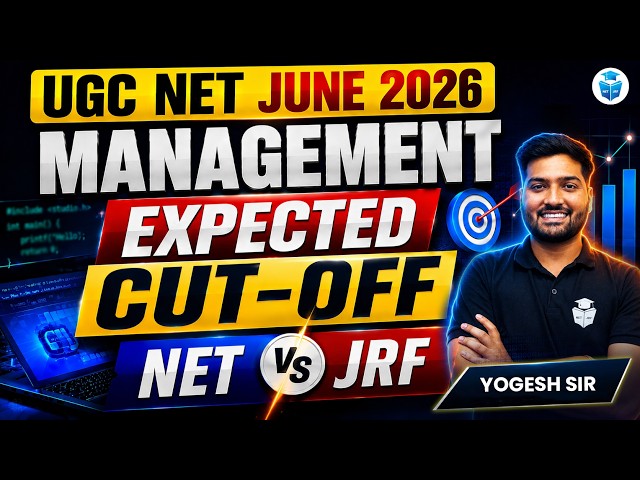 UGC NET June 2026 Management Expected Cut off | UGC NET Management Cut off 2026 Analysis