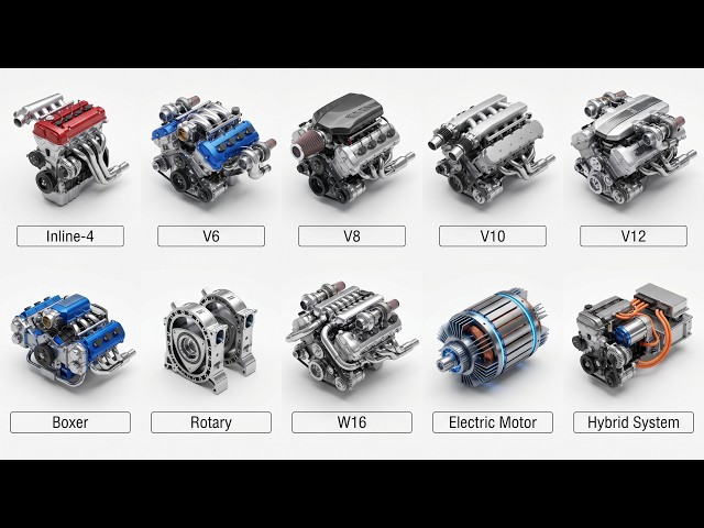 All Car Engine Layouts Explained