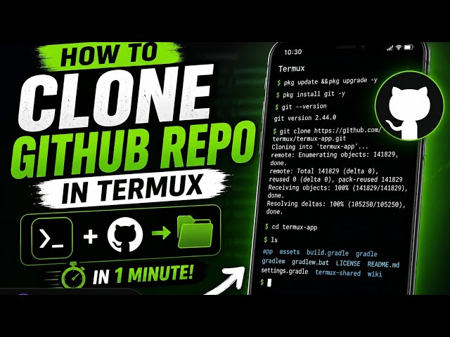 How to Clone Any GitHub Repository in Termux (Beginner Guide) #codemate #shorts #githubrepository
