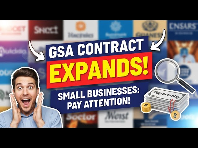 GSA’s next generation contract vehicle is expanding and small businesses need to pay attention