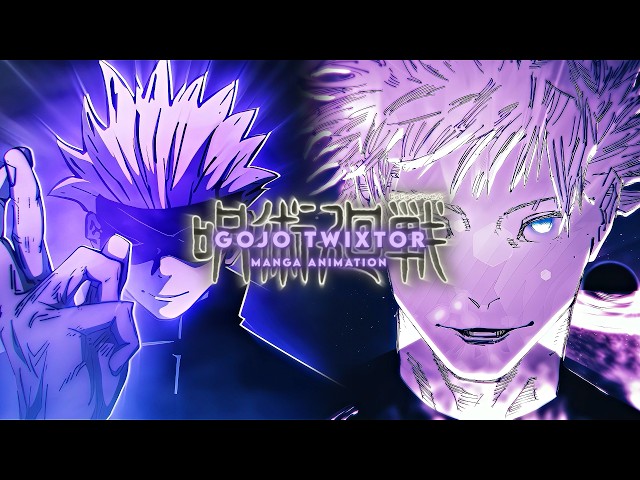 Gojo Satoru Manga Animation | Twixtor Clips | Jujutsu Kaisen
