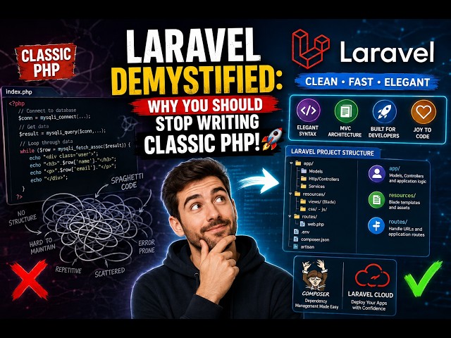 Laravel Demystified: Why You Should Stop Writing Classic PHP! 🚀