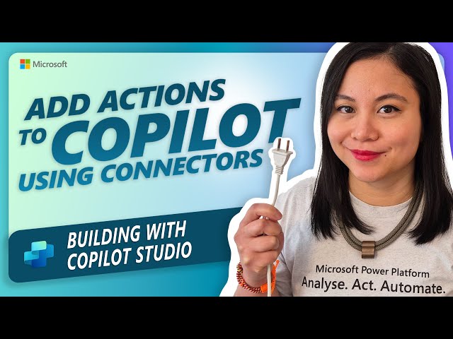 Add actions to Copilot using connectors