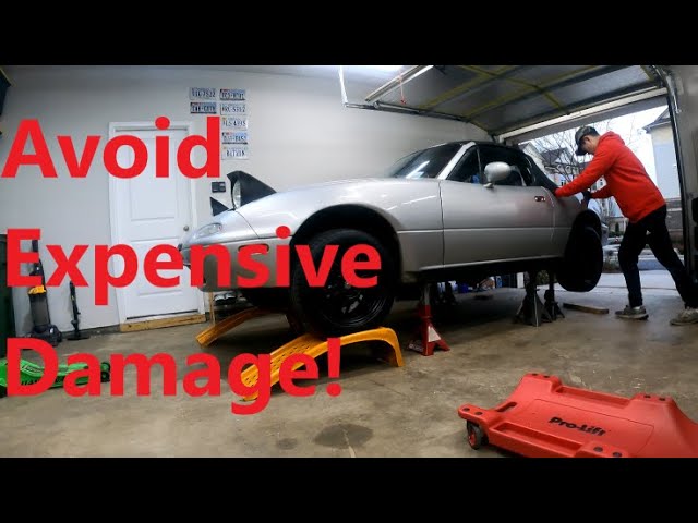 How to SAFELY Lift a Miata on Jack Stands - Miata Tech Tips #1