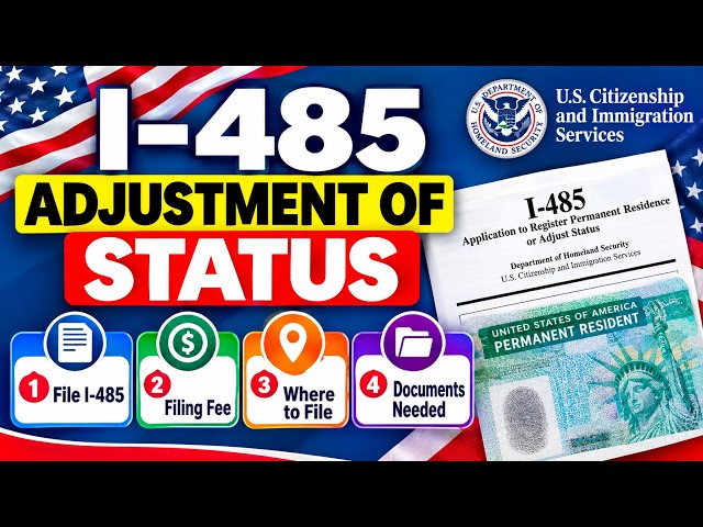 How to Fill out Form I-485 ADJUSTMENT OF STATUS. New Edition 09/04/2026