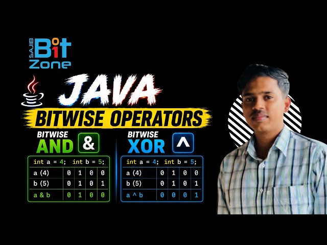 #08 Java Bitwise Operator (Part-1) Tutorial in Bangla | Bitwise AND (&) and XOR (^) Explained