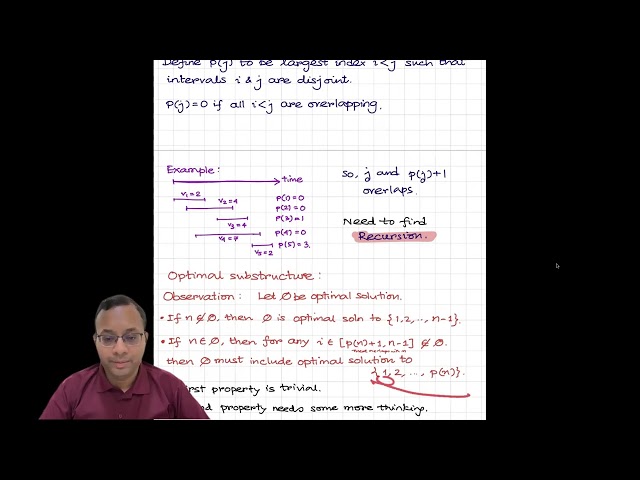 Algorithms in Bengali -- Interval Scheduling part C: Dynamic Programming