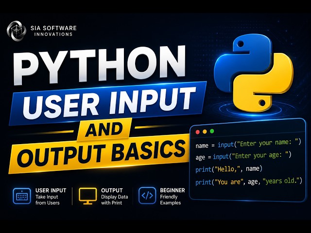 Python User Input and Output Basics