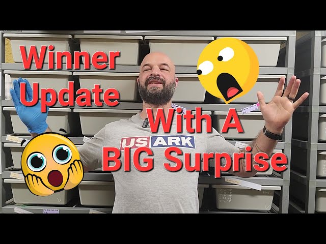 Giveaway Winner Update with A HUGE SURPRISE!!
