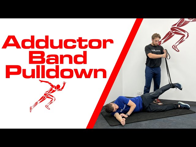 Adductor Strengthening Exercise with Resistance Band