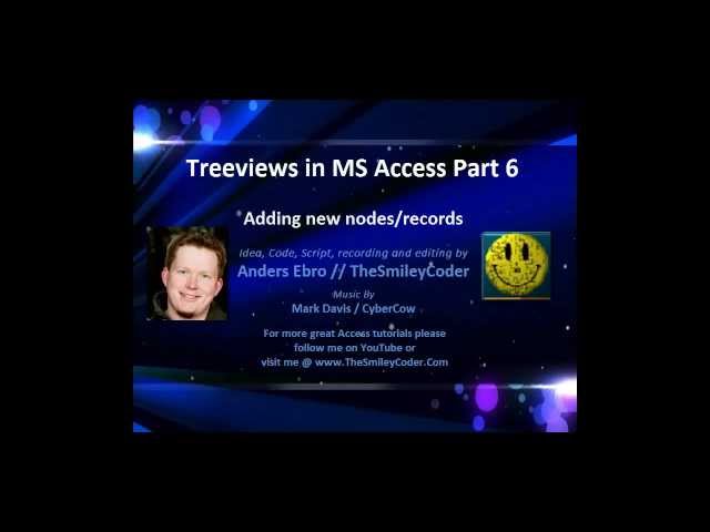 Treeview in MS Access: Part 6 - New nodes/Records