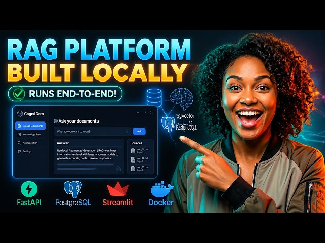 How to build RAG Document Platform from Scratch | FastAPI + PostgreSQL + Streamlit | AI-200