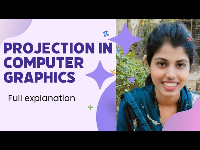 “Projection in Computer Graphics Explained | Parallel vs Perspective (Easy)” | Hindi