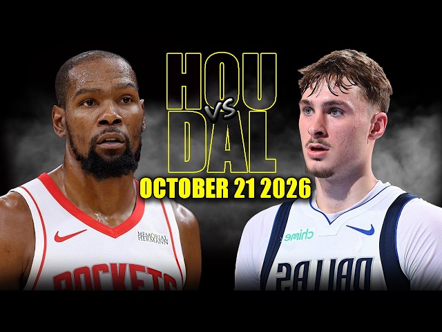 Houston Rockets vs Dallas Mavericks Full Game Highlights - October 21, 2026 | NBA Season