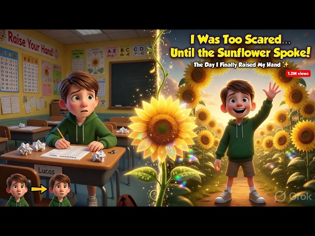 He Was Too Afraid to Ask… Until This Tiny Sunflower Changed Everything �✨