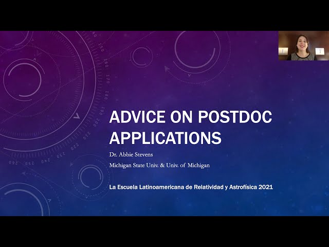 Advice on postdoc applications | ELRA 2021