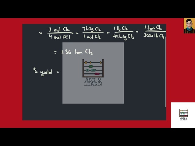 A stream containing and inert gases and a second stream of pure are fed to a sulfur recovery reac