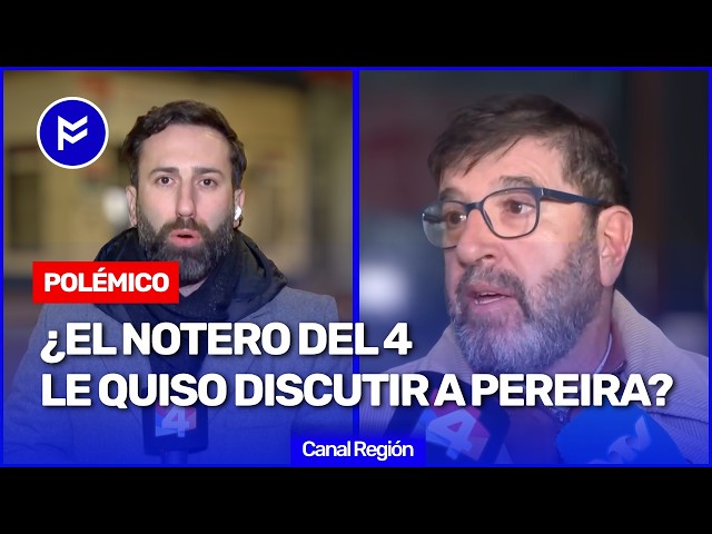 💥CHANNEL 4 REPORTER ARGUES WITH PEREIRA OVER INSULTS AGAINST GOYENECHE