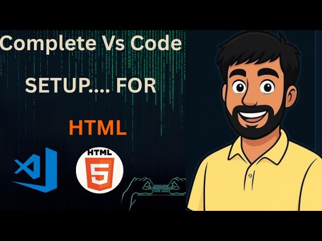 Complete Vs Code Setup For HTML || Must Watch For HTML /Web Development Beginners 🎯|| #html5 ||