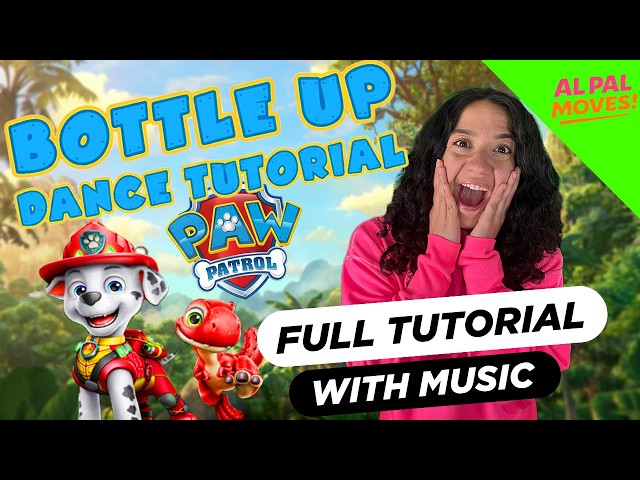 PAW Patrol: The Dino Movie Full Dance Tutorial | Learn "Bottle Up" by the Backstreet Boys