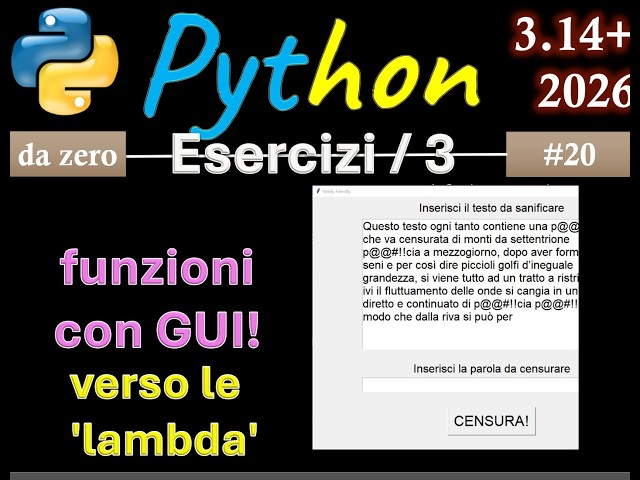 [Python Course] 19: TRAINING Functions/3 With Graphical User Interface (GUI)!