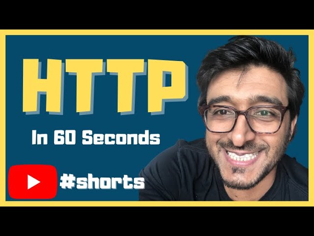 HTTP in 60 Seconds - Hypertext Transfer Protocol #shorts_hussein