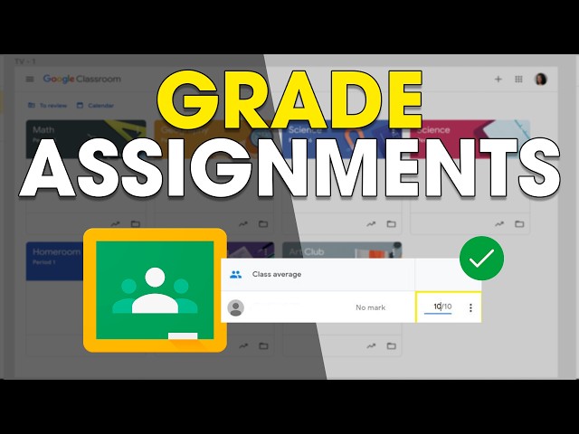 Google Classroom - How To Grade & Return Assignments (Tutorial)