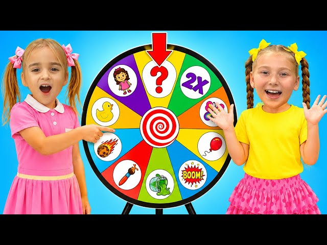 Alice and Her Friend Play with a Magic Wheel!