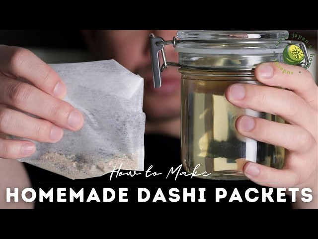 How to Make Homemade Dashi Packets That Brew Overnight
