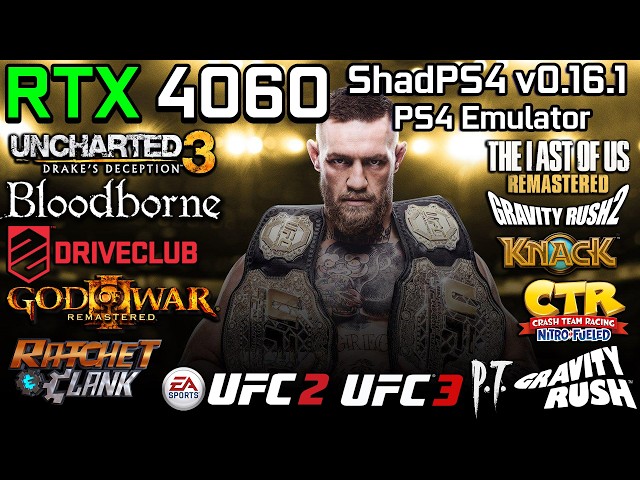 ShadPS4 - RTX 4060 | Test in 16 Games (PS4 Emulator)