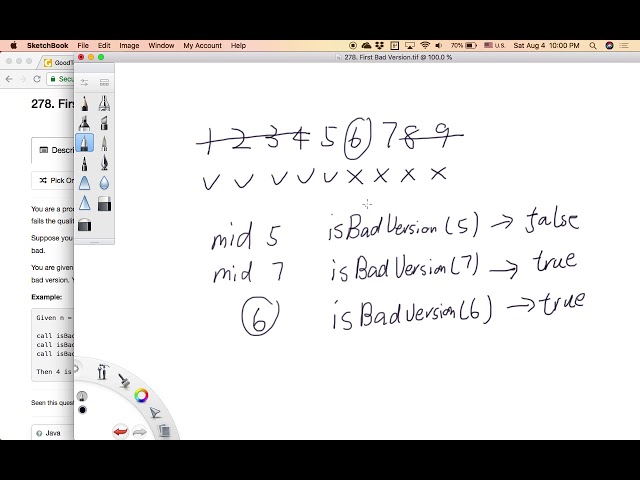 LeetCode Tutorial 278. First Bad Version